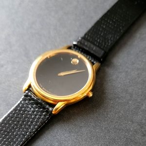 Movado Museum Classic, 31mm Yellow Gold PVD-Finished Stainless Steel Case